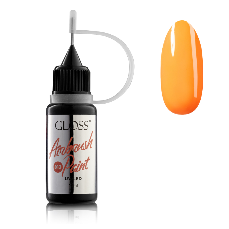 GLOSS Airbrush Paint 012 (pumpkin), 12 ml